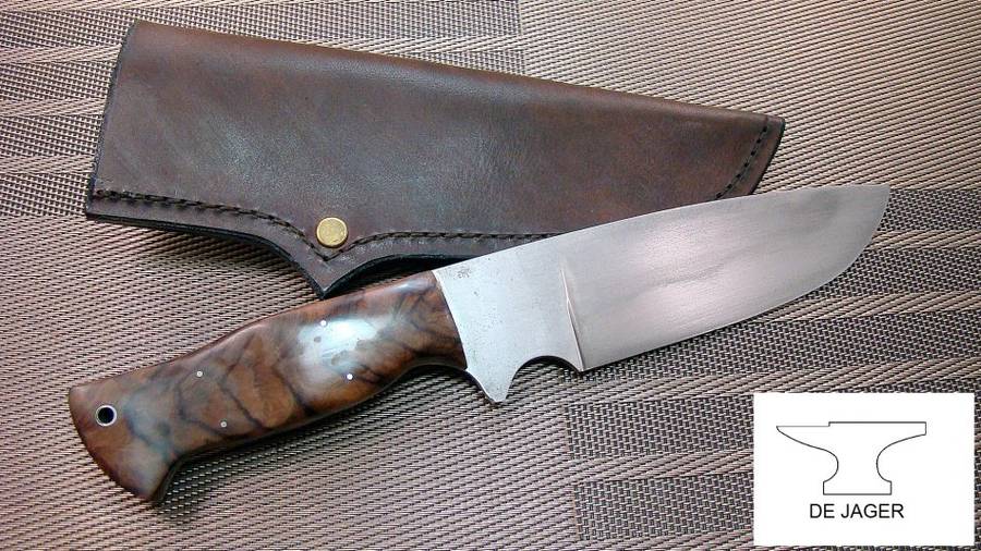 Handmade Knife , Plough Disc , Cocobolo handle