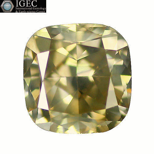 1.07 Ct "IGEC" CERTIFIED!! STUNNING LUSTER FANCY LIGHT BROWN NATURAL DIAMOND!!!
