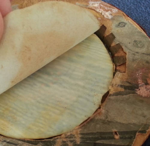 RARE 1800s VICTORIAN  MINIATURE PAINTING, HAND PAINTED ONTO IVORY,  FRAMED BEHIND  GLASS,