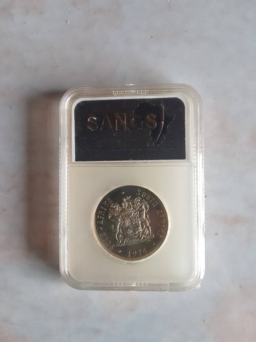 1974 S Africa R1 Silver PF 64