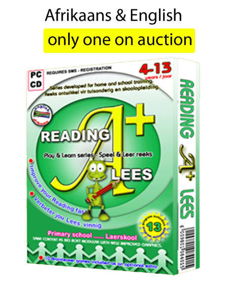 Big Boet Reading A+ ( Afrikaans & English) Computer game