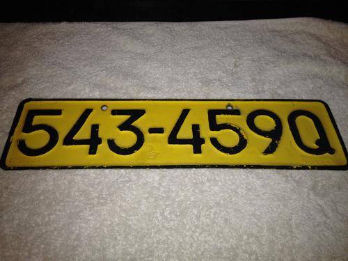 Number Plate ZIMBABWE