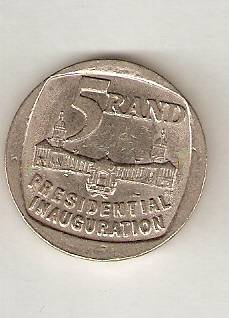 Mandela Presidential Inauguration R5 & R2 10years Of Freedom Set @R1
