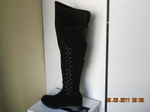 **R1850 ** STYLISH NALIOSI THIGH HIGH SUEDE BOOTS** SIZES 4-8 ** ONLY FROM DOCTORNERO!!!
