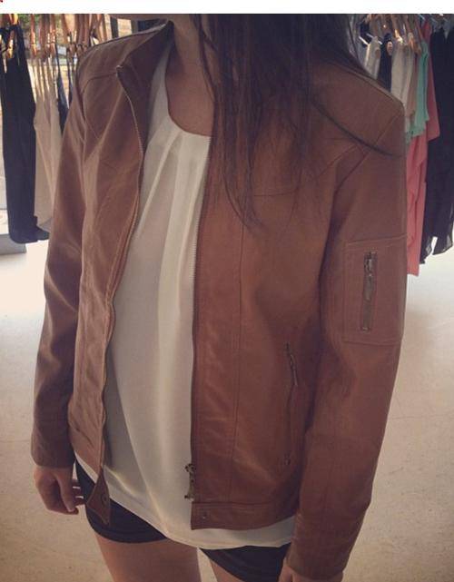 Fashion Pleather Jacket