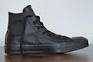 CONVERSE ALL STAR BLACK MONO LEATHER BOOTS