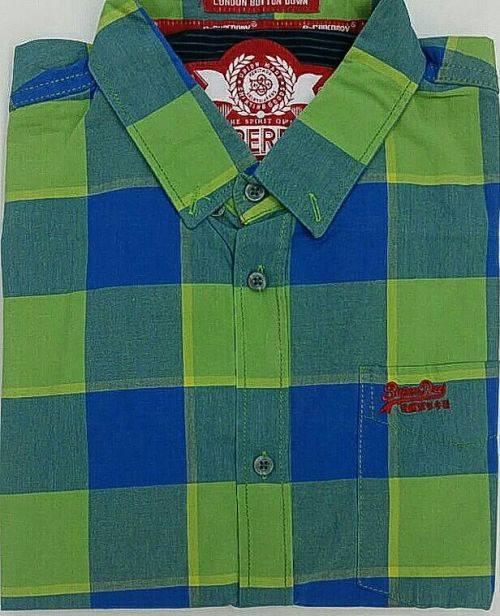 SUPERDRY ORIGNAL L/S COTTON SHIRT SIZE MEDIUM MARKET VALUE R1299.99