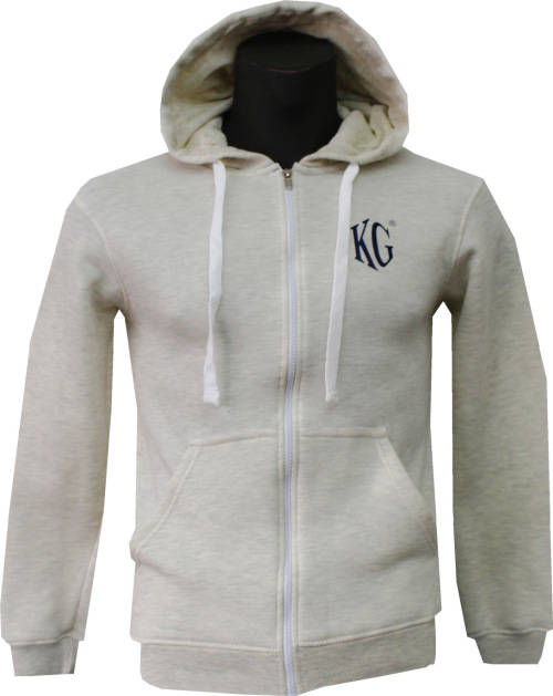 KG COUTURE COLLECTION ORIGNAL SLIM FIT HOODY CREAM COLOUR SIZE SMALL!!!!!MARKET VALUE R599.99