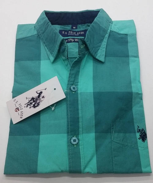 US POLO ASSN 2PLY COTTON SHIRT SIZE LARGE!!!!!!!!!! MARKET PRICE R999.99