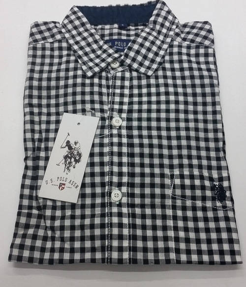 US POLO ASSN 2PLY COTTON SHIRT SIZE MEDIUM!!!!!!!!!! MARKET PRICE R999.99