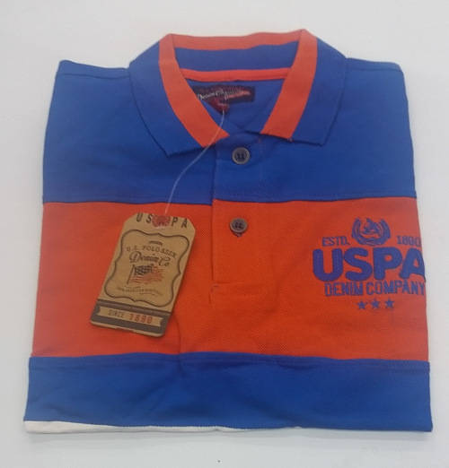 US POLO ASSN PIQUE GOLFER SLIM FIT SIZE EXTRA LARGE!!!!!!!!!! MARKET PRICE R999.99