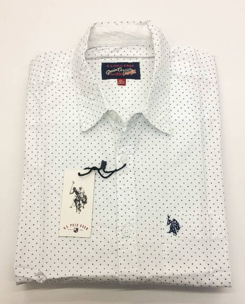 US POLO ASSN ORIGNAL L/S PREMIUM SHIRT SIZE MEDIUM !!!!!! MARKET VALUE R999.99