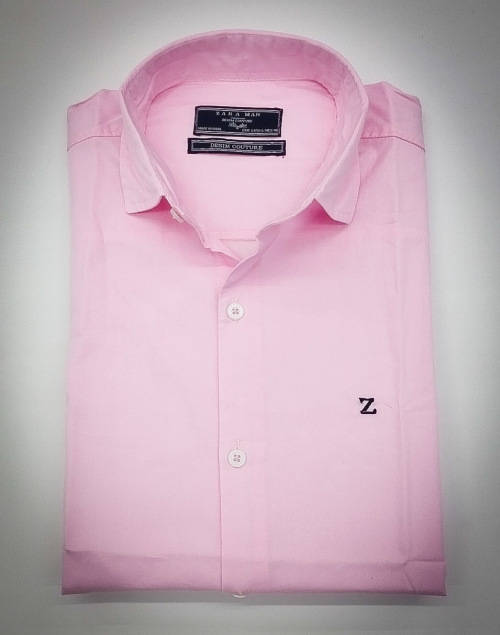 Z A R A  ORIGNAL L/S COTTON SHIRT SLIM FIT SIZE LARGE (42) !!!!!! FACTORY OVER RUNS