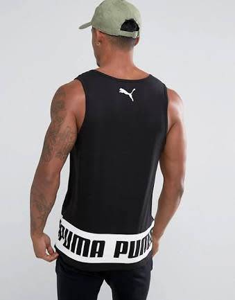 PUMA ORIGNAL REBEL TANK TEE FOR MEN SIZE LARGE !!!!!! MARKET VALUE R499.99
