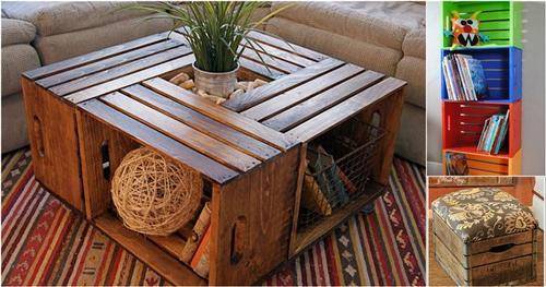 CRATES FOR DECORATING