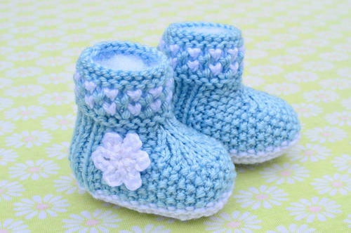 Boot style baby bootie