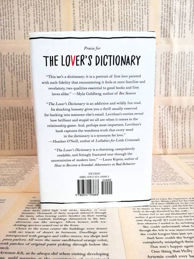The Lovers Dictionary by David Levithan