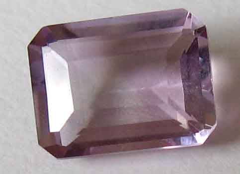 6.00 x 4.00 mm Emerald cut Amethyst 0.48 ct.