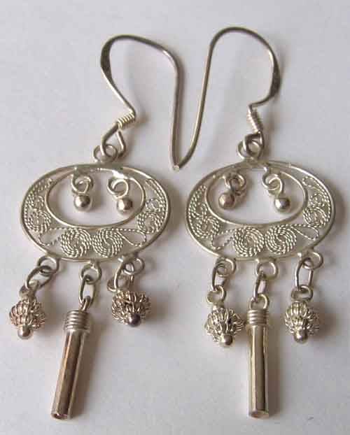 Solid 925 -Sterling Silver   Earrings