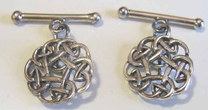 Lovely -A interesting pair of Sterling Silver Cufflinks