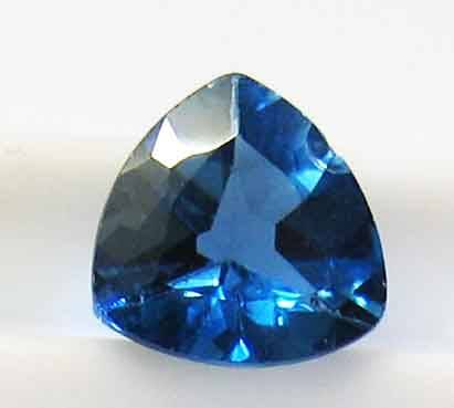 8.00 mm  Trillion cut '' London " Blue Topaz 1.88 ct.