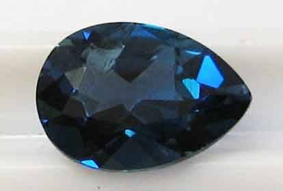 10.00 x 7.00 mm Pear faceted cut London - Blue Topaz 2.56  ct.