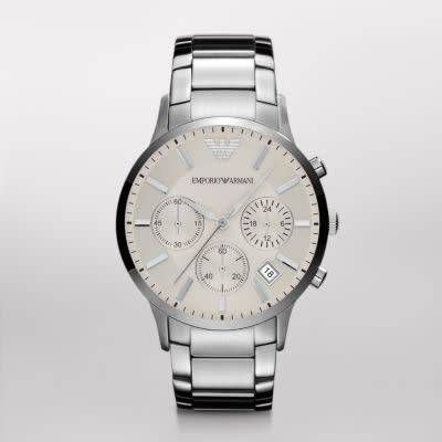 ORIGINAL MENS EMPORIO ARMANI CHRONOGRAPH WATCH AR2458 - BRAND NEW
