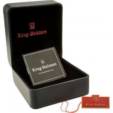 **RRP R14,500**KRUG BAÜMEN® MEN'S PRINCIPLE DIAMOND CHRONOGRAPH WATCH W/ 8X GENUINE DIAMONDS