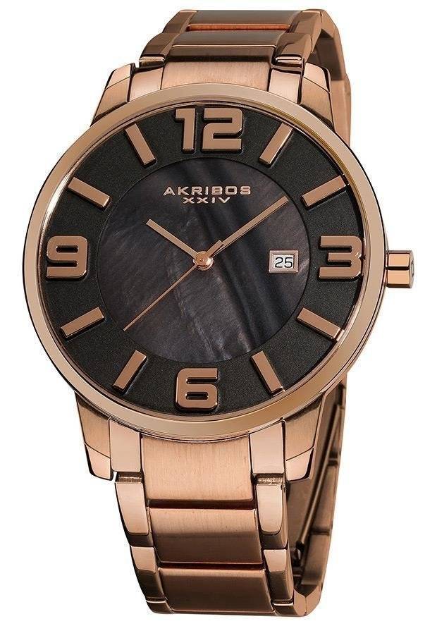 -I LATE ENTRY I RRP R6586,27 I- XXIV® Men's Essential Slim Swiss Quartz S/less Steel Bracelet Watch