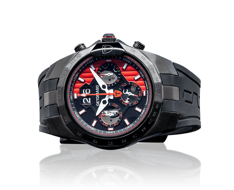 EXCLUSIVE !!! - READY TO SHIP I DETOMASO ADRENALINE JUNKIE Chronograph Mens Watch Stainless Steel