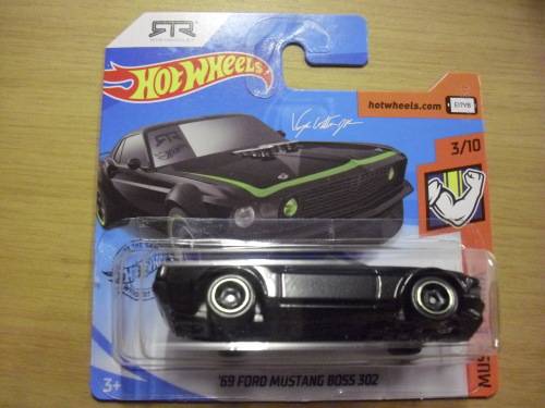HOTWHEELS - 69 FORD MUSTANG BOSS 302