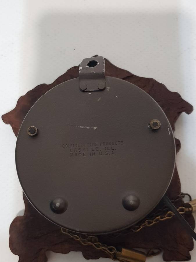 Columbia time miniature cuckoo clock