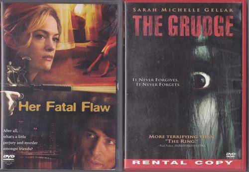 2 DVD's !! - THE GRUDGE & HER FATAL FLAW