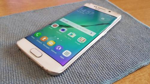 Samsung Galaxy S6 Edge 64GB White {Poor - cracked screen glass}