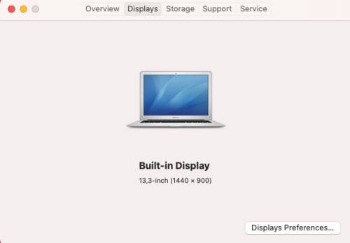 MacBook Air "Core i5" 1.3 13" (Mid-2013), 4GB RAM, 128GB SSD - For Parts