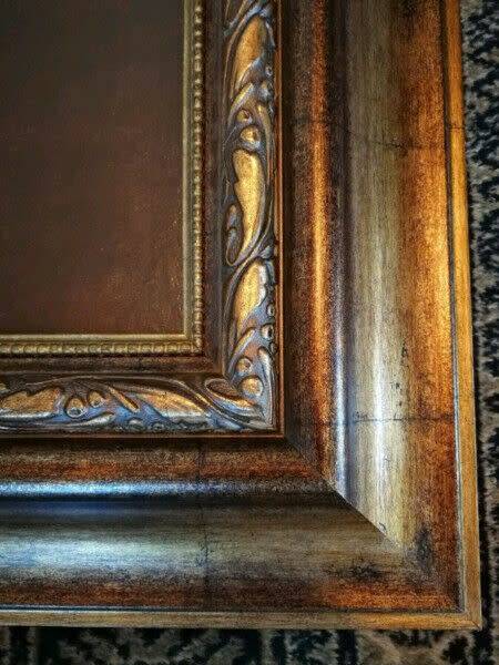 Large Framed Oil Painting of a Woman in a Beautiful Gilt Frame. Signed Youth Roy.