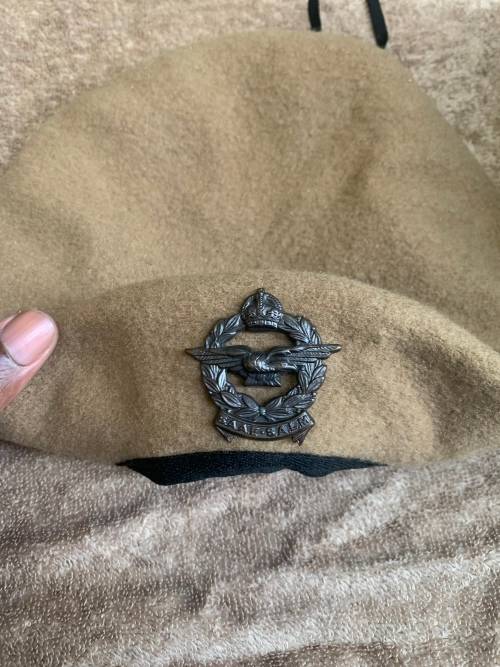 2 Original SADF berets and 1 `Nkedi` beret