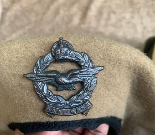 2 Original SADF berets and 1 `Nkedi` beret