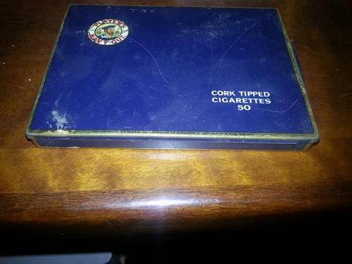 Players navy Cut Cigarette tin 50