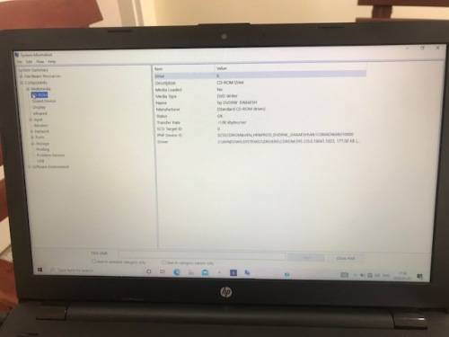Hp Notebook 15-BS151NI Intel Core I3-5005U Processor 15.6 Display 4GB RAM 1TB Hdd Win 10