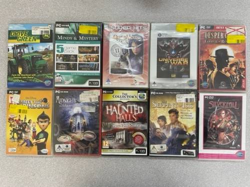 LOT OF 10 BRAND NEW & STILL SEALED COMPUTER GAMES