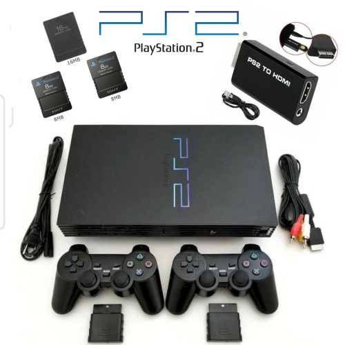DISCOUNTED DEAL!! | PS2 BLACK CONSOLE COMPLETE BUNDLE DEAL | FREE STD SHIPPING*