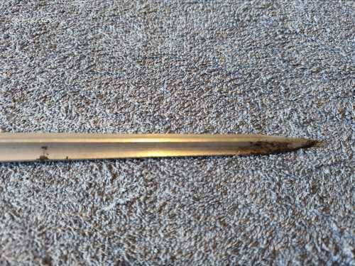 Vintage AK47 Folding Spike Bayonet, Trefoil blade
