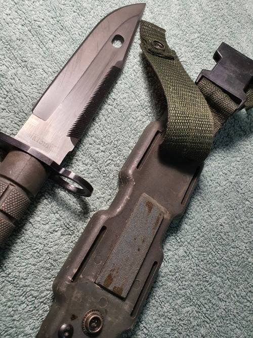 American M9 Bayonet with Scabbard