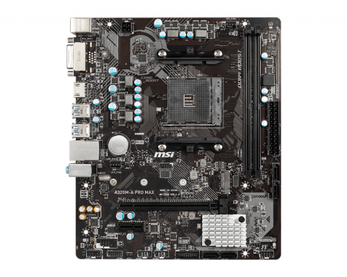 MSI A320M-A PRO MAX AMD RYZEN MOTHERBOARD
