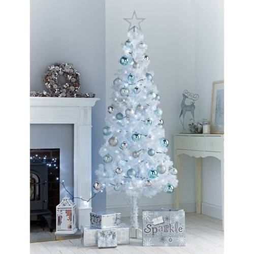 2.1m Detachable Christmas Tree - White