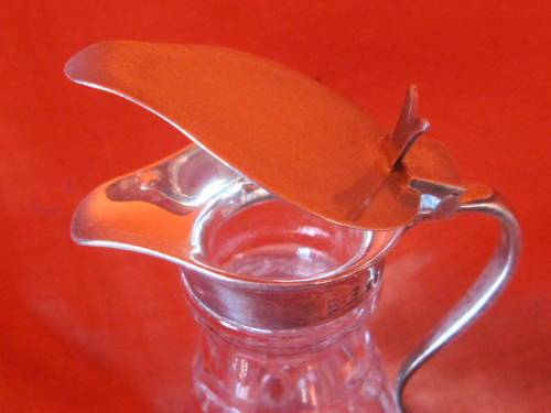 SMALL SILVER LIDDED WHISKEY NOGGIN