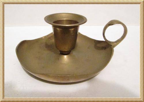 Brass Chamber Stick for Outages from Blisful