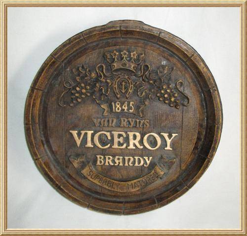 Advertising Plaque - Van Ryn's Viceroy Brandy from Blisful