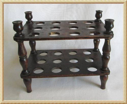 Vintage Wooden Egg Holder / Stand from Blisful